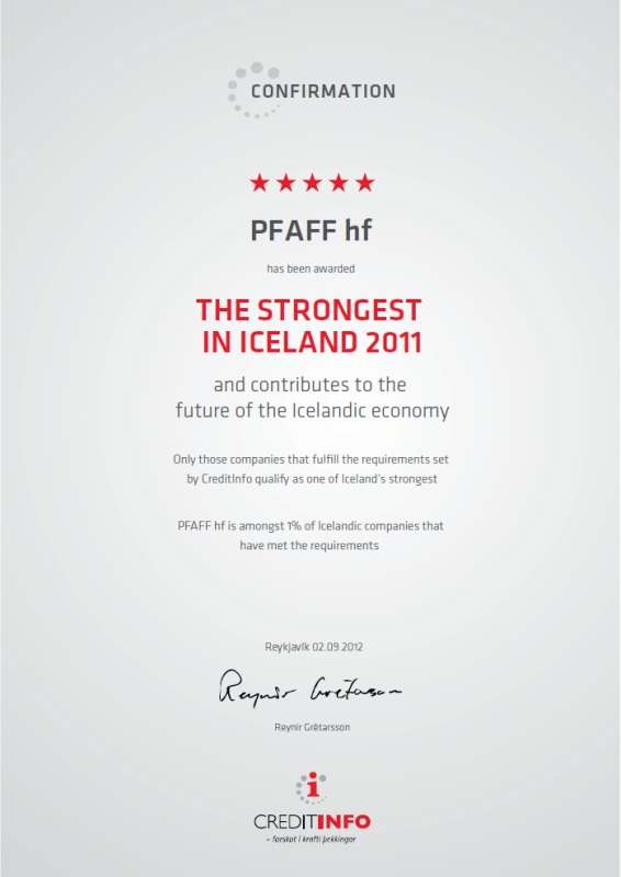 Acknowledgement 2011